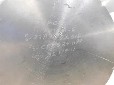 Gemoco 22A7170X012 Valve Stem Plug Titanium-2 Used