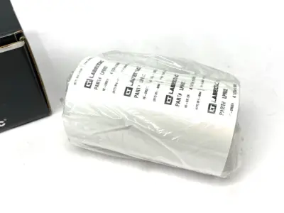 USED LABELTAC PRO MODEL STANDARD PRINT RIBBON 4.33" X 984' ROLL, WHITE