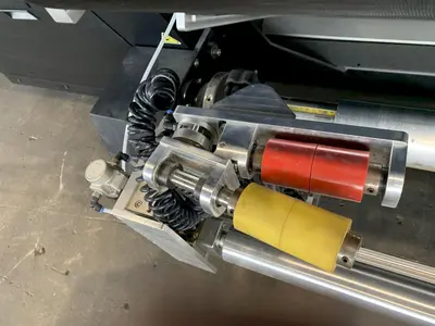126" NOVUS IMAGING SYNERGIA H/UV WIDE FORMAT PRINTER. STOCK # 0951822