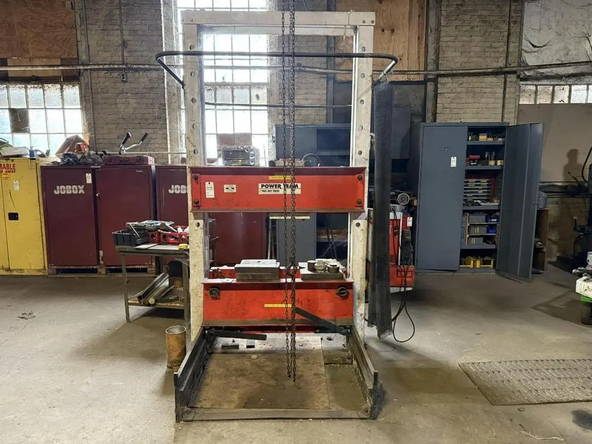 POWER TEAM H-FRAME HYDRAULIC SHOP PRESS MA