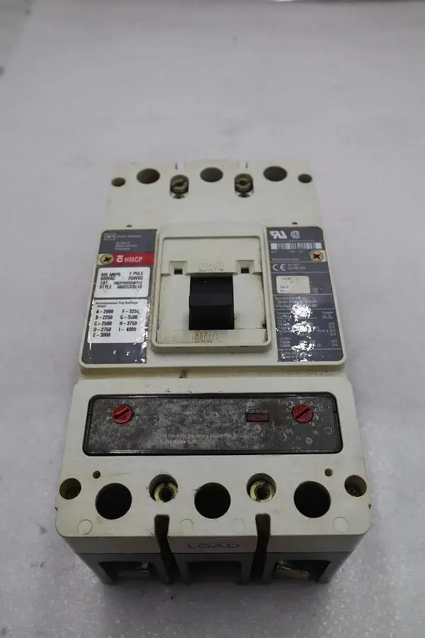 CUTLER-HAMMER HM2P400X5WS10 MOTOR CIRCUIT PROTECTOR SERIES C 600VAC STOCK #3218