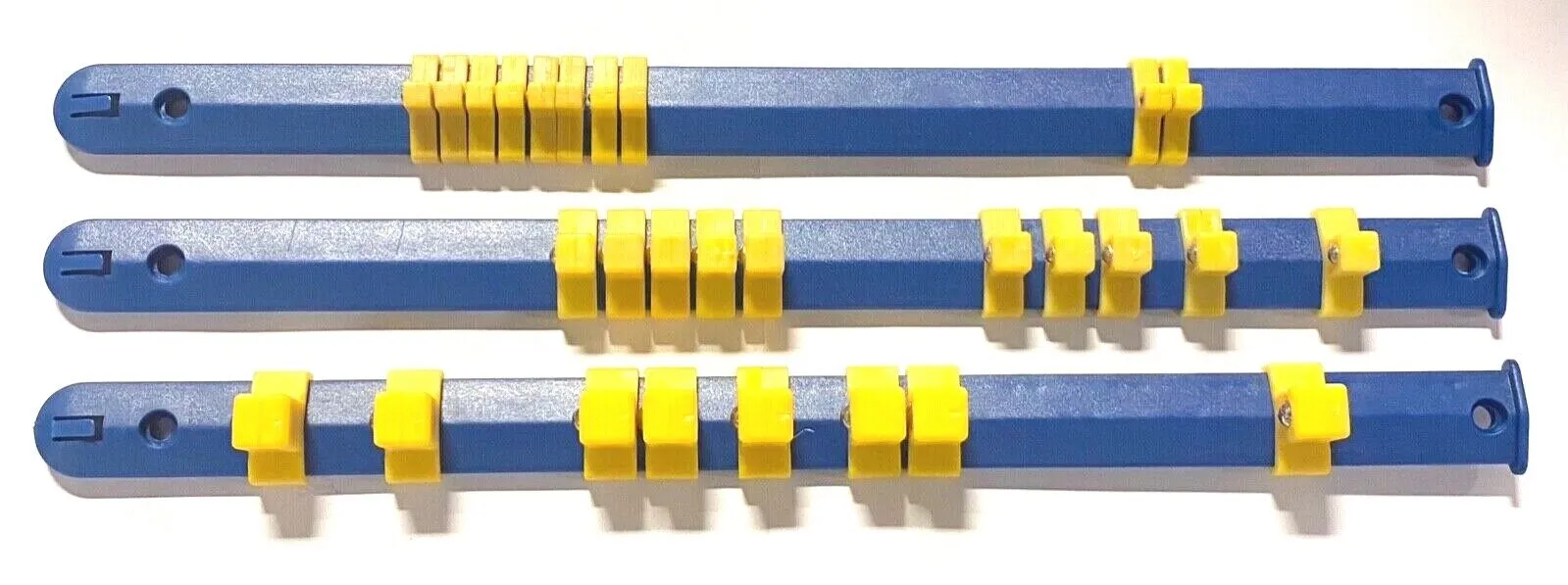 Mountable Socket Rail Holder Organizer 1/4" 3/8" 1/2" Drive
