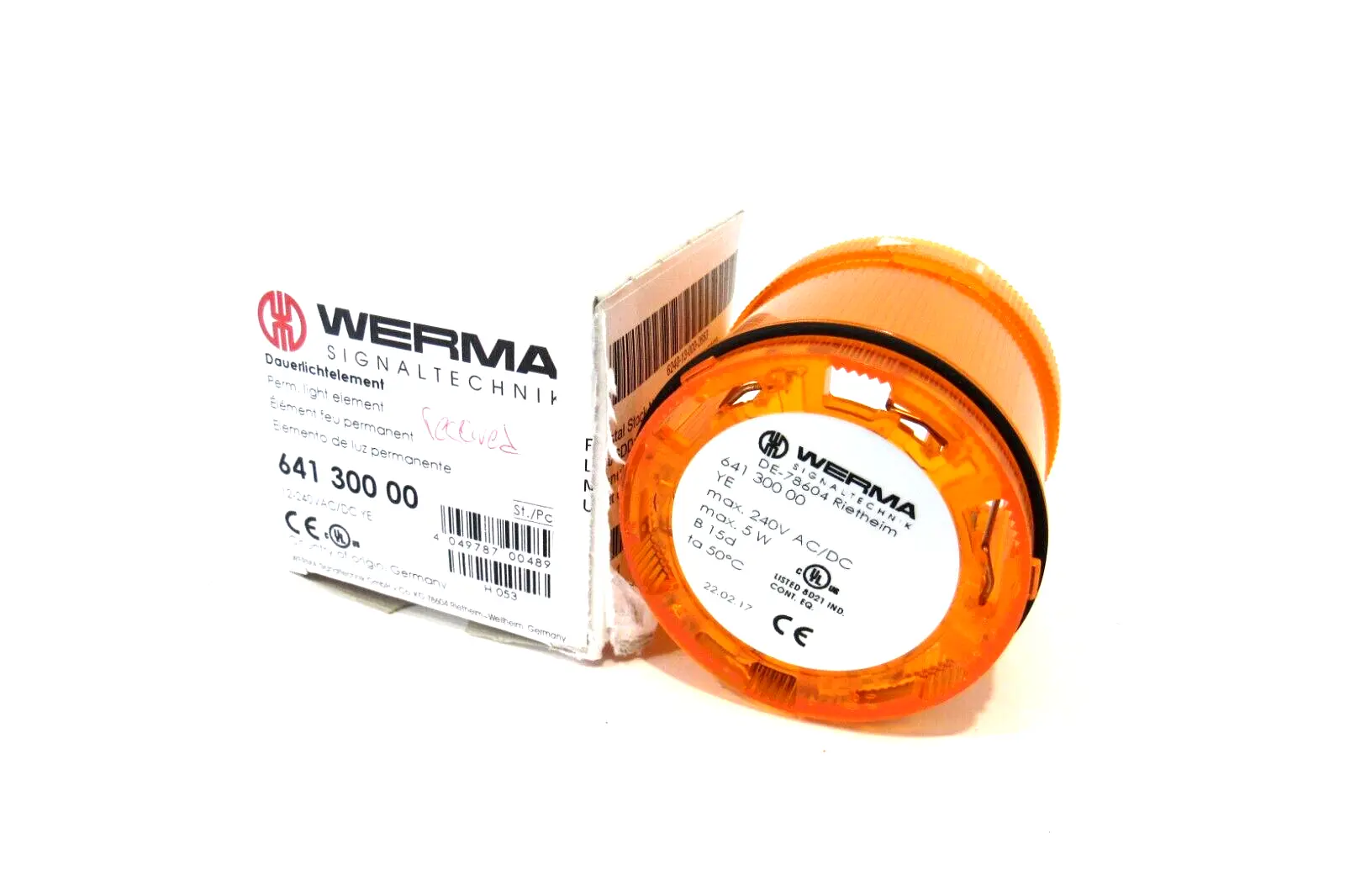 NEW WERMA 641 300 00 LIGHT ELEMENT 64130000