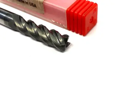 USED ACCUPRO SQUARE END MILL: 5/16" DIA, 1-1/8" LOC, 4 FLUTE, SOLID CARBIDE