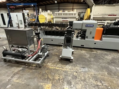 60MM Leistritz ZSE 60 GL-36D Twin Screw Extruder, 36:1 L/D, 121KW