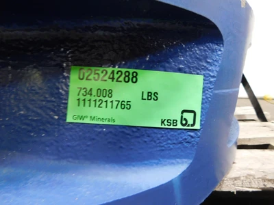 New | in-Stock KSB GIW 1111211765 Pump Parts Ohio US | Equipment Recovery Corp. #1331533