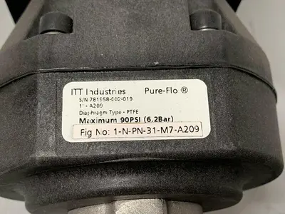 USED 2 ITT SHEROTEC 3-WAY STAINLESS STEEL VALVE W/ POSITION MONITORS & 2" FITTINGS