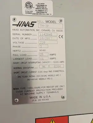 2017 HAAS TM-3P Machining Centers, Vertical | Asset Exchange Corporation (9)