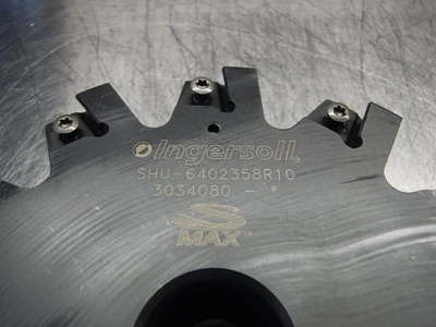 Ingersoll 6.50" Indexable Facemill 1.50" Arbor SHU-6402358R10 (LOC167)