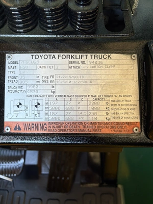 USED 2006 TOYOTA 7FGCU25