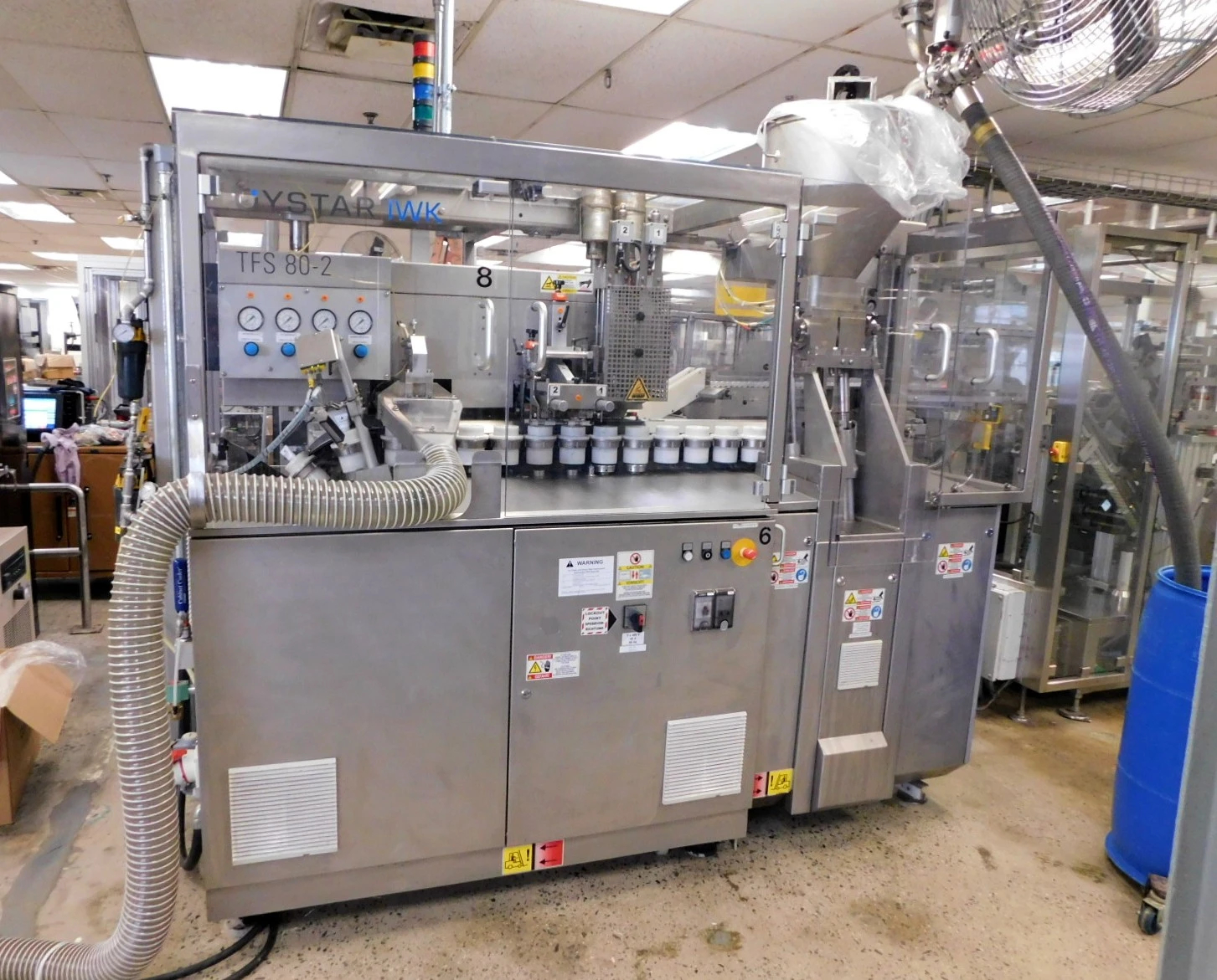 USED IWKA TUBE FILLING LINE TFS-80-2