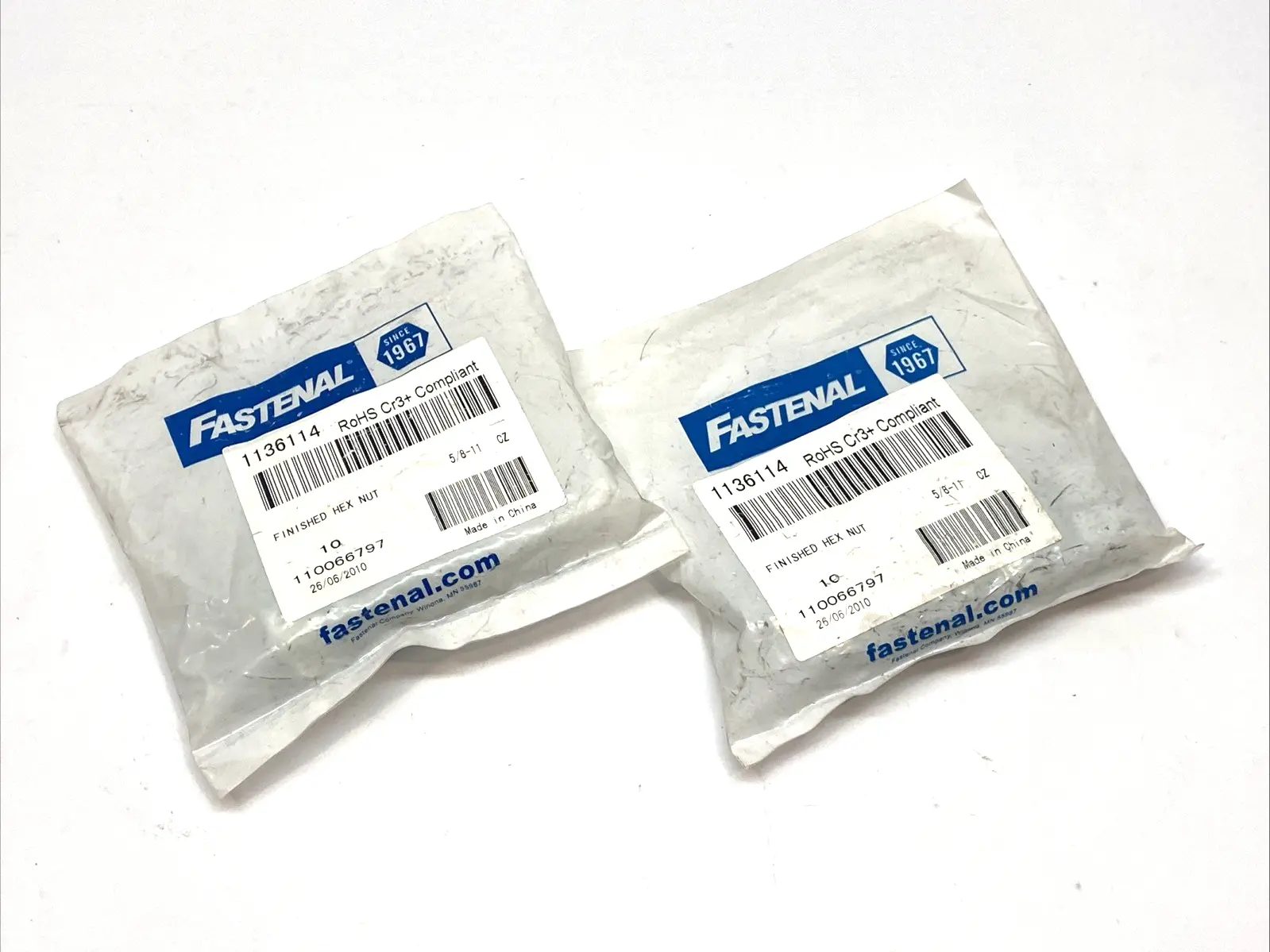 New | in-Stock Fastenal Finished Hex Nut 5/8-11 LOT OF 20 Nuts & Screws Michigan US | Maverick Industrial Sales #1487514