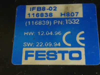 USED FESTO IFB8-02