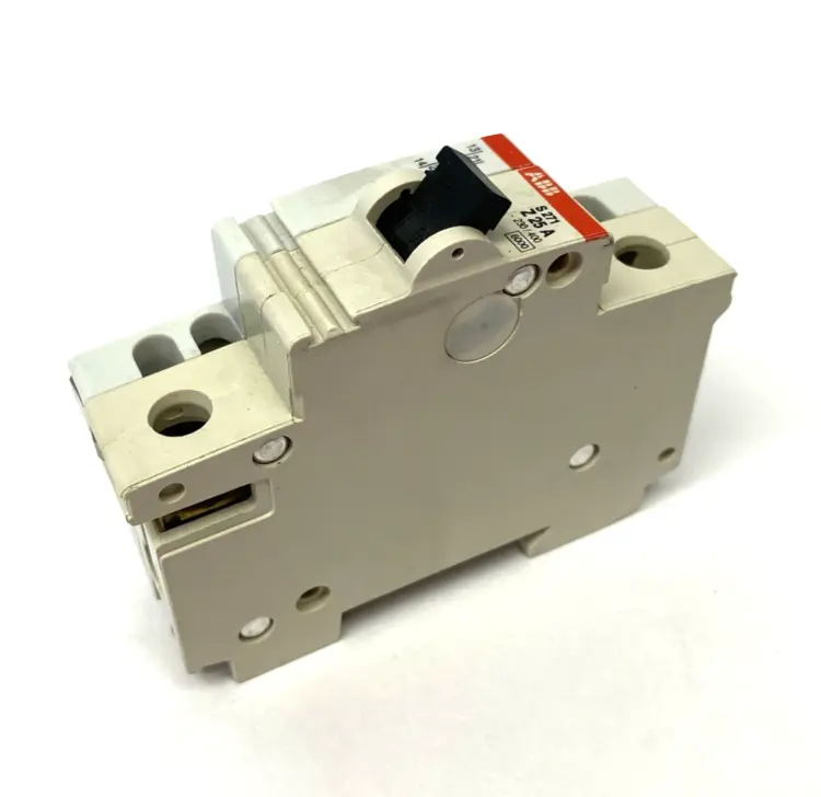 Used ABB Miniature Circuit Breaker 1-Pole DIN Rail w/ Auxiliary Contact Circuit Breakers Michigan US | Maverick Industrial Sales #1389389