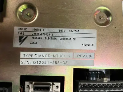 USED YASKAWA JZRCR-NTU02B-2