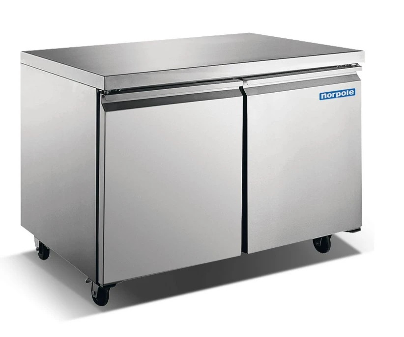 126-0040 Norpole NP2F-48UC 48" 2 Door Self Contained Undercounter Freezer