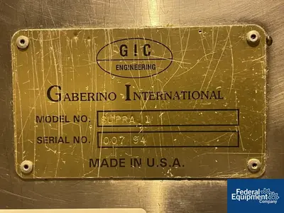 USED GIC Engineering GIC Engineering Soft Gel Encapsulator, Model Supra 1