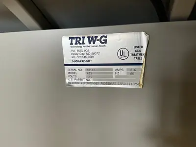Used PT Medical Technologies Tri W-G Heavy Duty Electric Tilt Table, GREY COLOR Tables/Stretchers/Gurneys Texas US | PT Medical Technologies #1459002