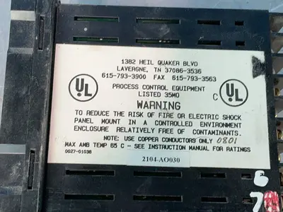 Used CHROMALOX 2104AO Temperature Controls Ohio US | HGR 24 #1406051