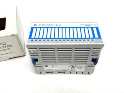 New | in-Stock SIGMATEK INPUT/OUTPUT MODULE DIAS E-12 INTERFACE DEZ 161 Input / Output Modules Michigan US | Maverick Industrial Sales #1090606