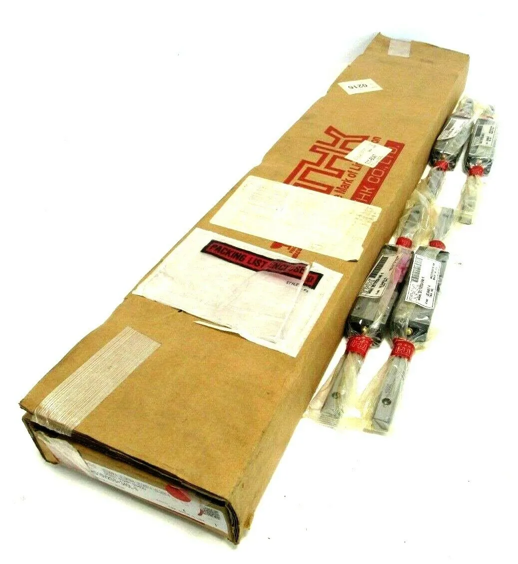 NEW BOX OF 4 THK SHS15V2SS+340L-II LINEAR GUIDE SHS15V2SS340LII