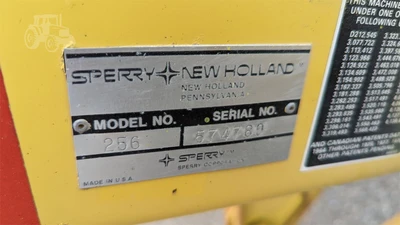 USED NEW HOLLAND ROLABAR 256