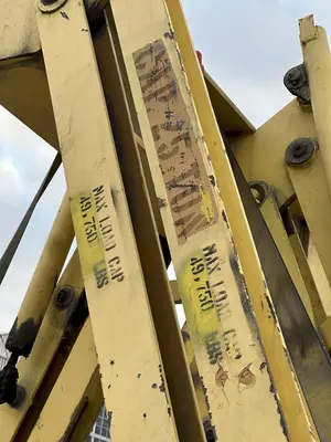 50,000 LB X 240" X 60"-120" C&F ADJUSTABLE PLATE LIFTER. STOCK # 0365324