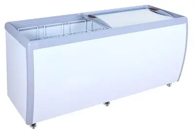 71-inch Ice Cream Display Chest Freezer with Flat Glass Top