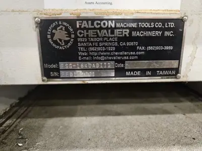Used 2015 CHEVALIER FSG-1640ADIII Reciprocating Surface Grinders Kentucky US | Aucto #1314407