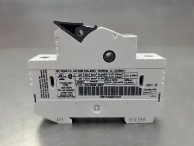 Used Allen-Bradley 1492-FB1M30 Fuse Holder, 30A, 600V Fuse Accessories | Palmetto Automation #1155809
