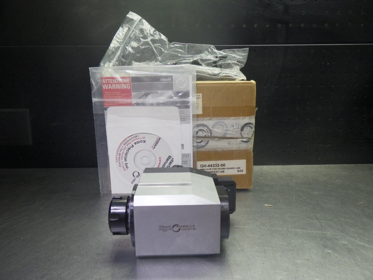 Alberti VDI40 ER32 Right Angle Head For OKUMA/Genos L300 M90-3.5 RI (LOC283B)