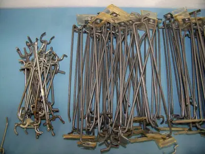 Large Lot of Peg Board Hangers
