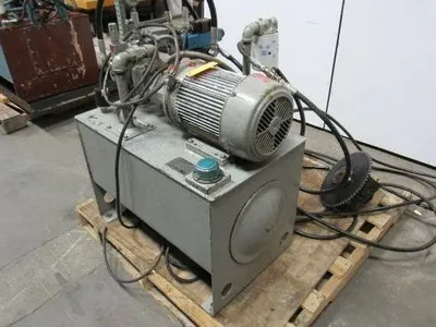 DENISON EATON 5 HP 27 GALLON Hydraulic Power Unit W/ Extras ! See Description