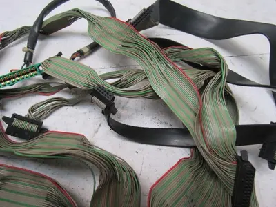 Sodick Fine FS-A4F BP-00IC PLC Card Assortment Ribbon Card Link Cables Lot Of 10