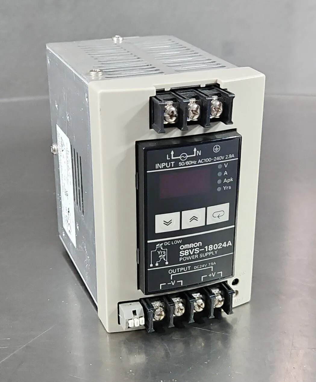 Omron S8VS-18024 24VDC Rail Power Supply. 4C-23