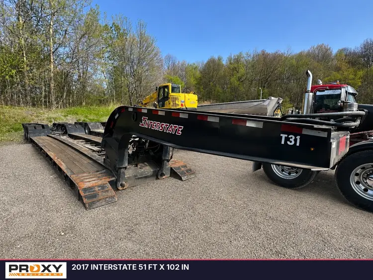 Used 2017 INTERSTATE 51 FT X 102 IN Lowboy Trailers Pennsylvania US | Proxy Equipment #1388771