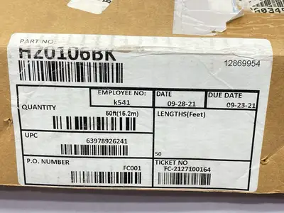 USED DANFOSS EASY COUPLE HOSE 3/8" ID 300PSI 50FT LENGTH