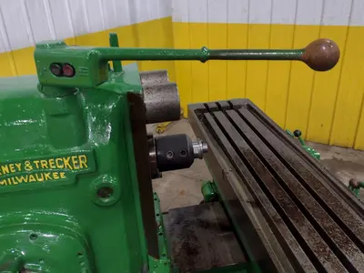 #2 KEARNEY & TRECKER MODEL #5HP-2CH PLAIN HORIZONTAL MILL: STOCK #22775