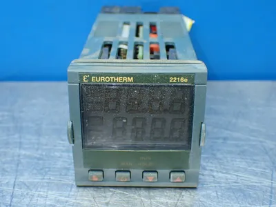 Used EUROTHERM 2216E/AL/VH/R1/R1/RF/2YM/ENG/XXXXX/EU0523 Temperature Controls Ohio US | HGR 24 #802924