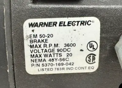 NEW WARNER ELECTRIC 5370-169-042