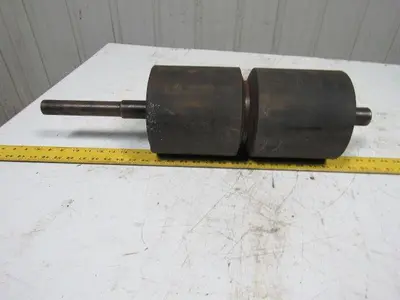 Rubber Coated Steel Conveyor Pulley Roller 6-3/4"x13-3/4"L