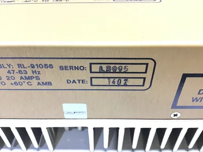 Arnold Magnetics PBA24-153 Power Supply Input 103-138VAC 47-63Hz Output 24V 20Amps