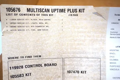 NEW NORDSON 105676 B MULTISCAN UPTIME PLUS KIT 105676B