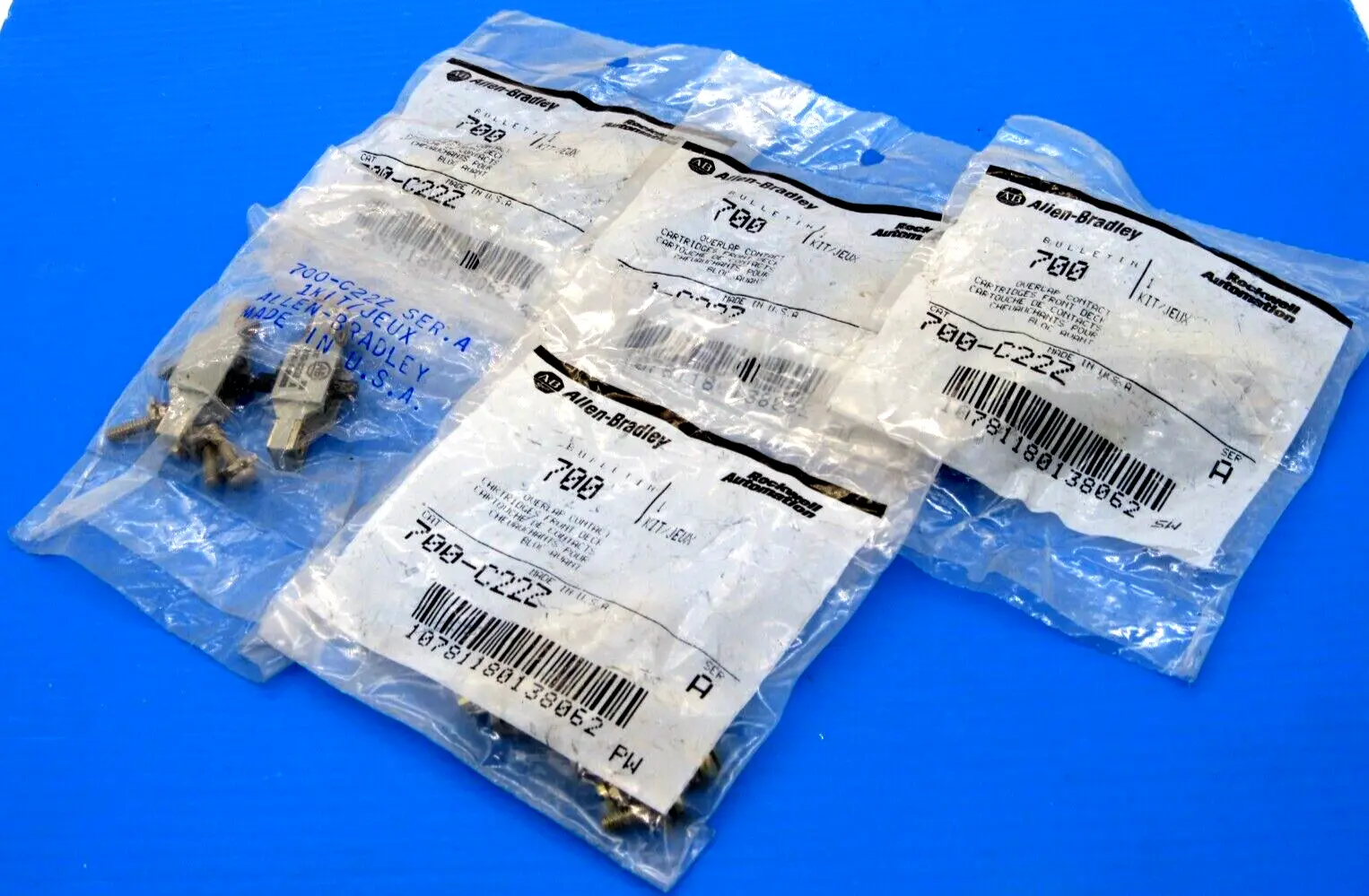 NEW LOT OF 5 ALLEN BRADLEY 700-C22Z CONTACT CARTRIDGE SERIES A 700C22Z