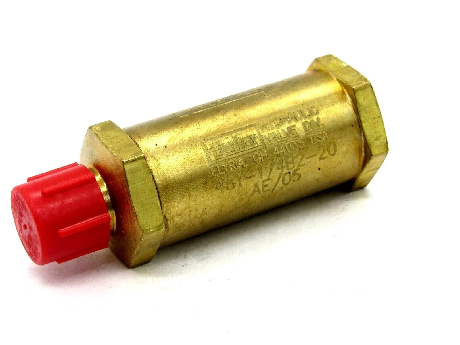 NEW PARKER 481-1/4B2-20 FLOW CHECK VALVE 48114B220 AE/05