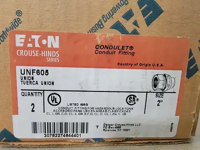 New | in-Stock CROUSE-HINDS UNF605 Cable & Wire British Columbia CA | Lenmark #247322