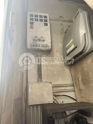 USED SHRED-TECH 25GT SHREDDER WITH CART TIPPER