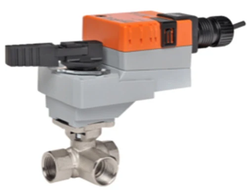Belimo B313+LRB24-SR-T Characterized Control Valve (CCV), 1/2", 3-Way, Cv 4.7 [New]