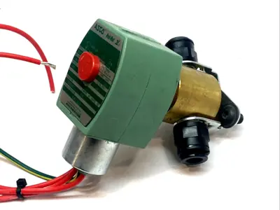 Used ASCO Solenoid Valve 1/4" NPT 2-Way NC Brass 120V AC Solenoid Valves Michigan US | Maverick Industrial Sales #1401753