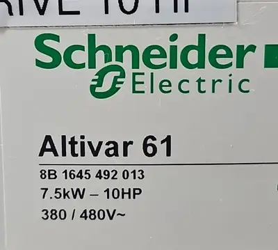 USED Schneider SCHNEIDER Altivar 61 8B1645492013